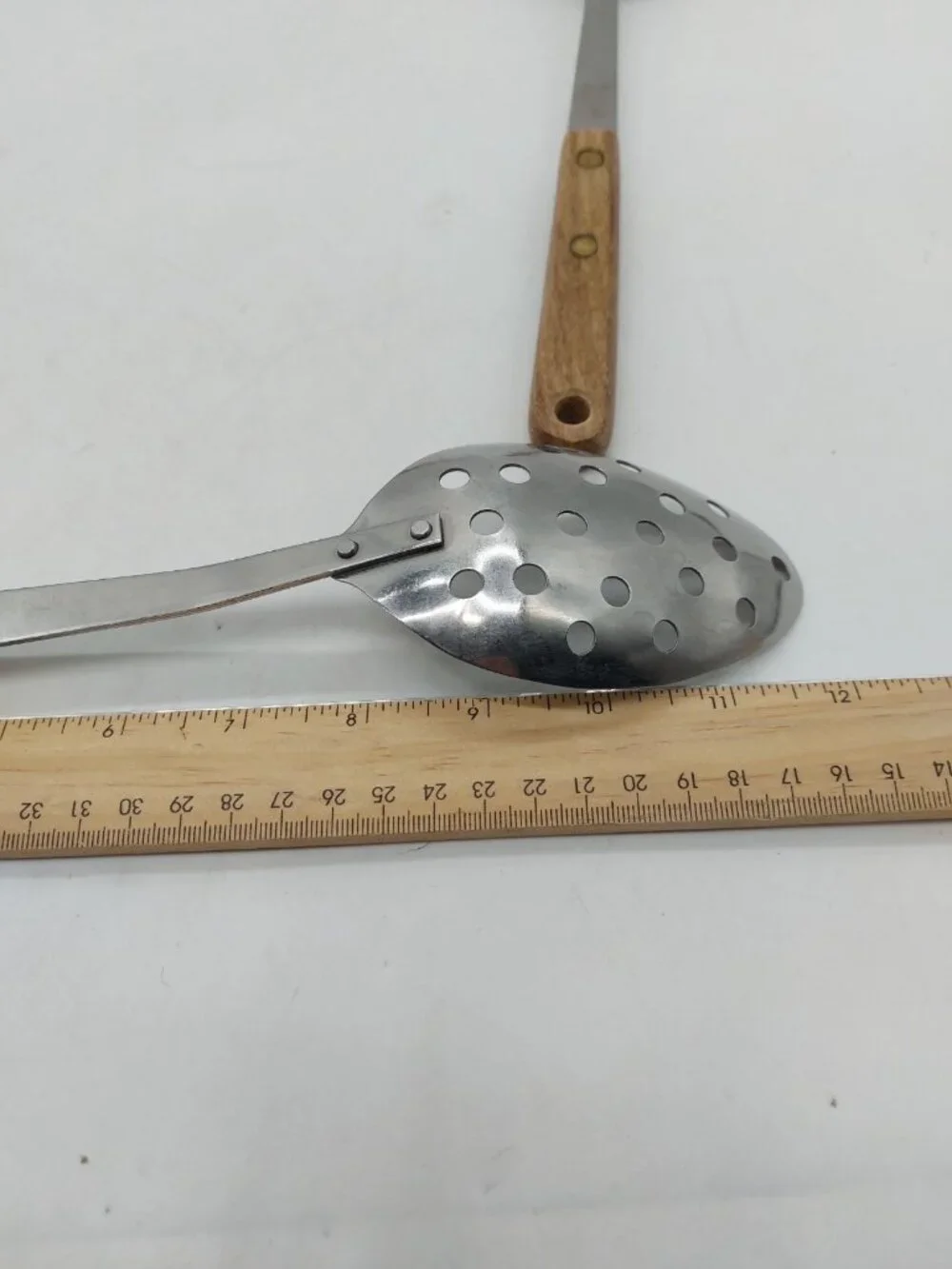Robinson Knife CO USA Spoons Wood Handle 12